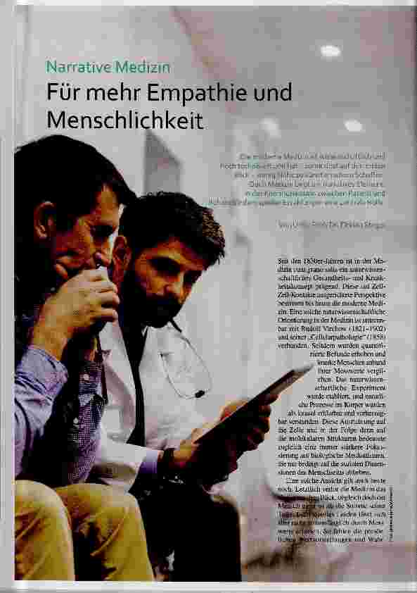 Vorschauseite 1: Für mehr Empathie und Menschlichkeit
