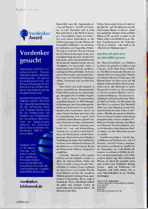 Vorschauseite 3: Für mehr Empathie und Menschlichkeit