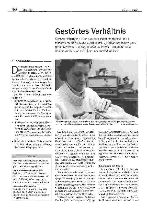 Vorschauseite 1: Gestörtes Verhältnis