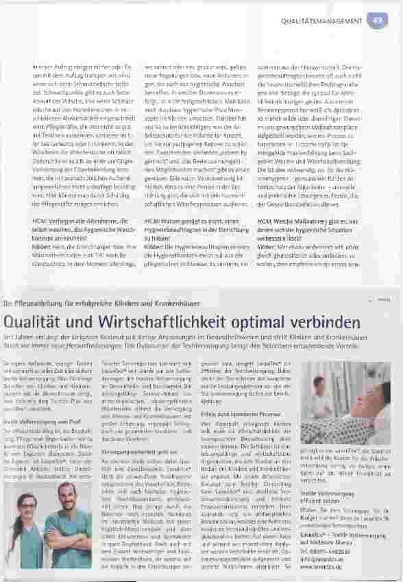 Vorschauseite 2: „Es kommt sehr darauf an, was gewaschen wird“