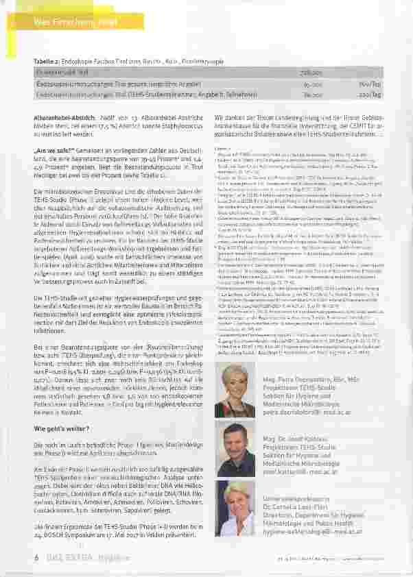 Vorschauseite 3: Qualität der Endoskop- Aufbereitung