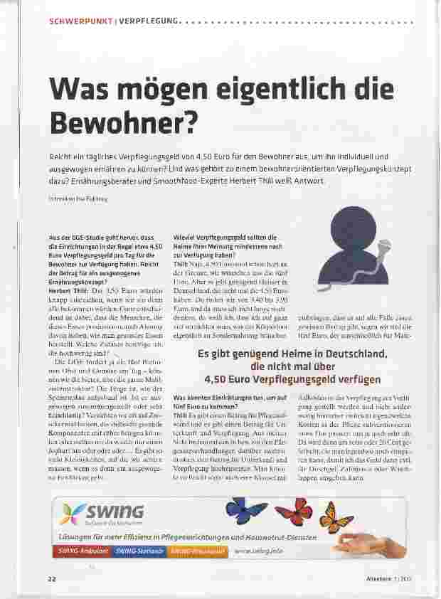 Vorschauseite 1: Was mögen eigentlich die Bewohner?