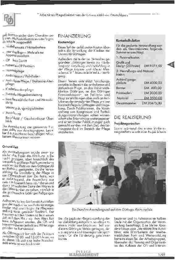 Vorschauseite 2: Pflege im Dialog Pflegeausstellung der Universitätskliniken Göttingen