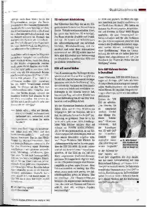 Vorschauseite 4: In Qualität kann man fast nicht zuviel investieren