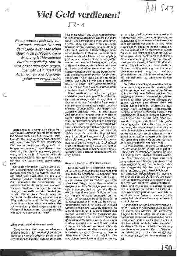 Vorschauseite 1: Viel Geld verdienen!