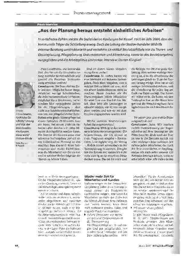 Vorschauseite 3: Mit klaren Vorgaben zum Erfolg: Beispiel Tourenplanung