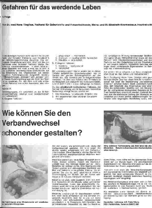 Vorschauseite 1: Gefahren für das werdende Leben 3. Folge