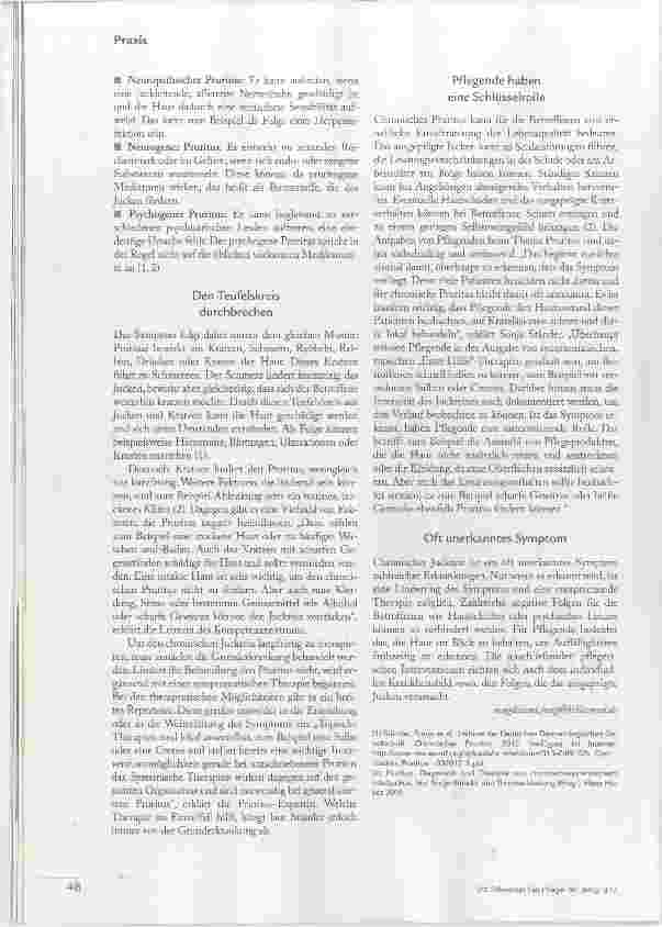Vorschauseite 3: Teufelskreis aus jucken und Kratzen