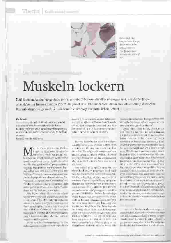 Vorschauseite 1: Muskeln lockern