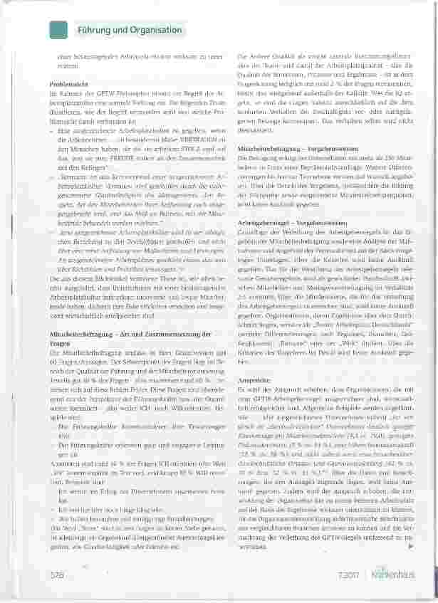 Vorschauseite 3: Teamqualität bestimmt Arbeitsplatzqualität