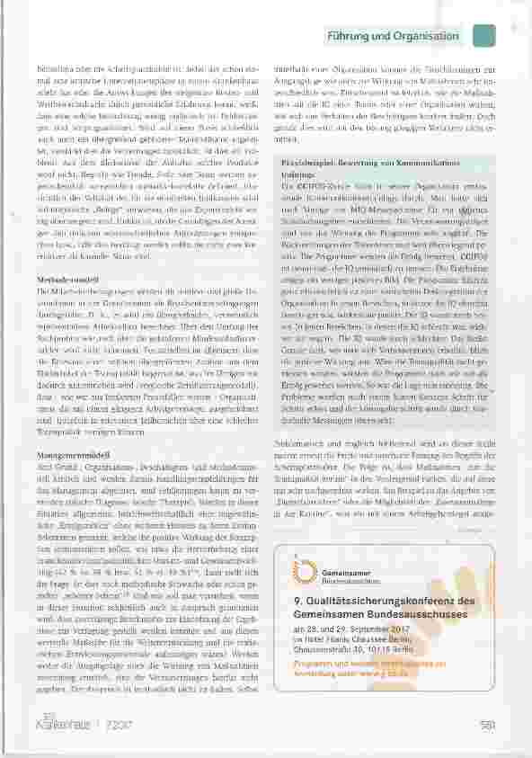Vorschauseite 5: Teamqualität bestimmt Arbeitsplatzqualität