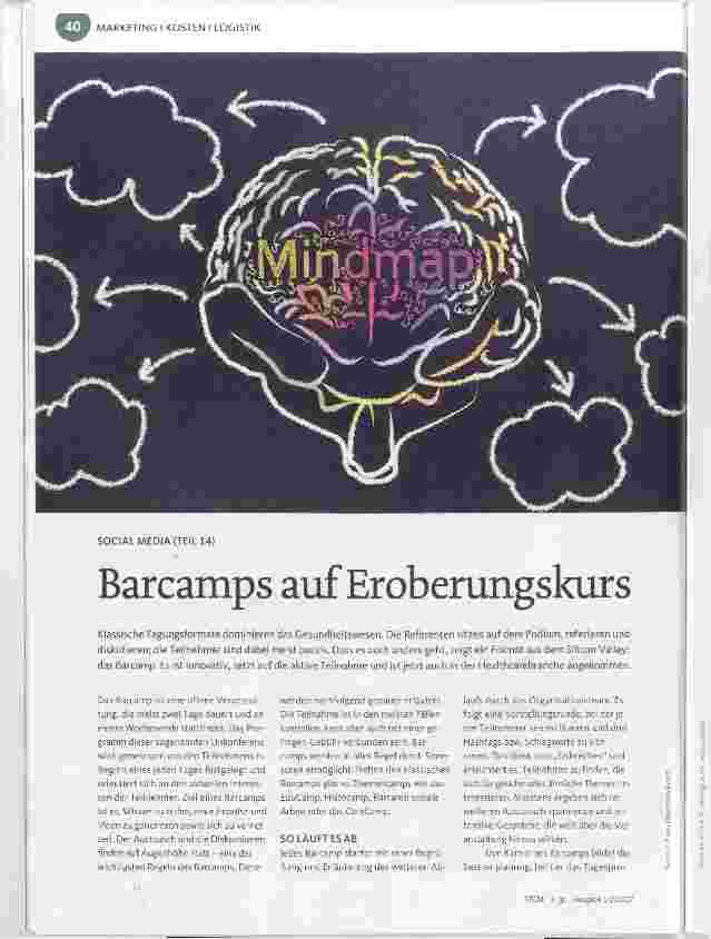 Vorschauseite 1: SOCIAL MEDIA (TEIL 14) Barcamps auf Eroberungskurs