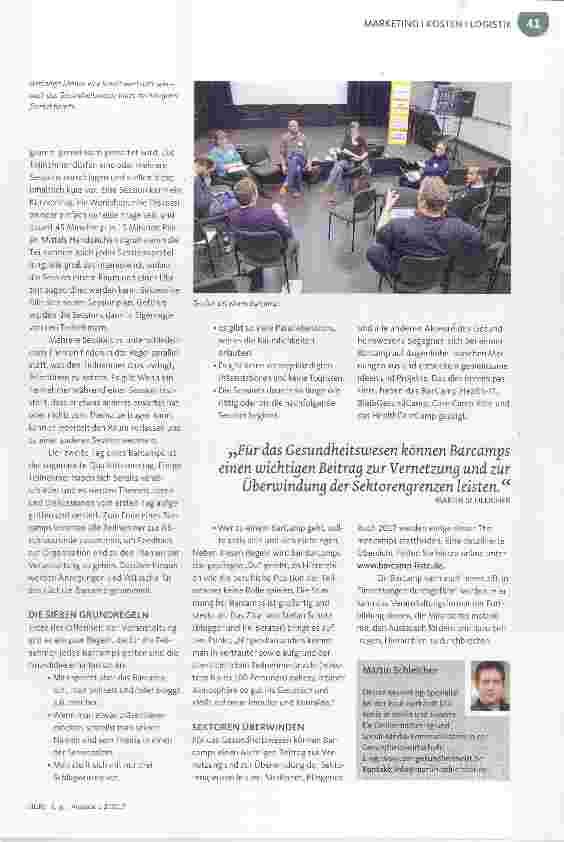 Vorschauseite 2: SOCIAL MEDIA (TEIL 14) Barcamps auf Eroberungskurs