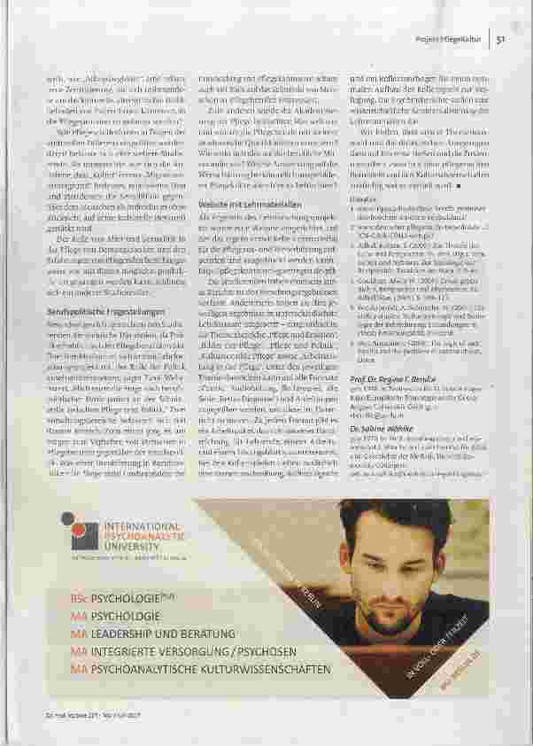 Vorschauseite 3: PflegeKultur - CareCulture
