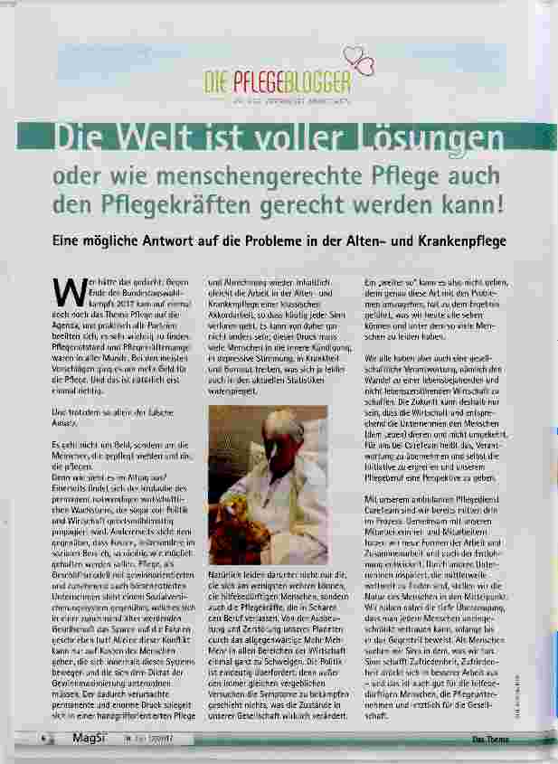Vorschauseite 1: Die Welt ist voller Lösungen