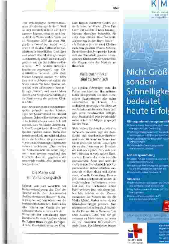 Vorschauseite 2: Ein Versprechen,gut behandelt zu werden