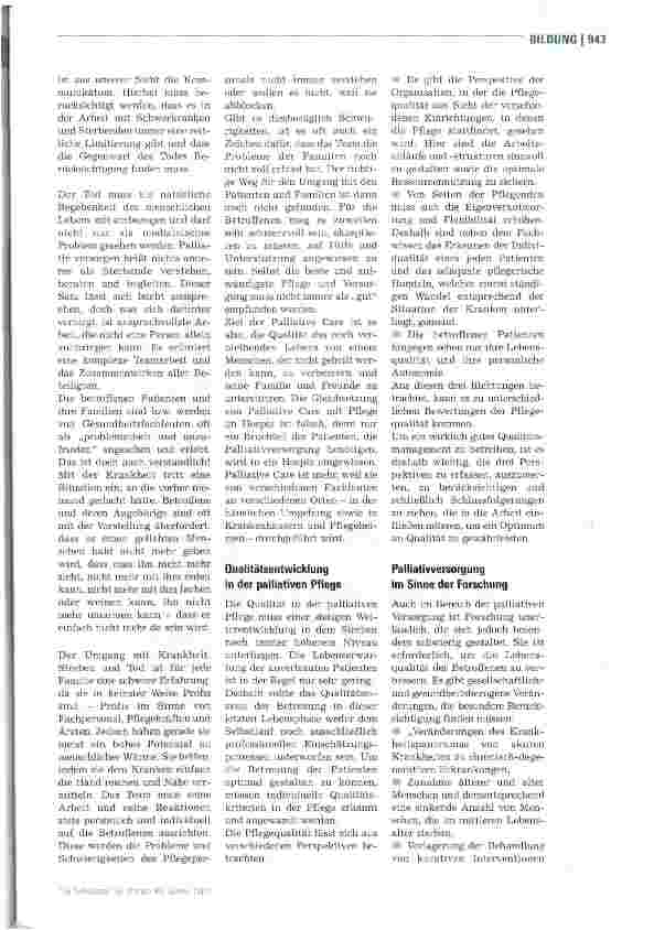 Vorschauseite 2: Palliative Care