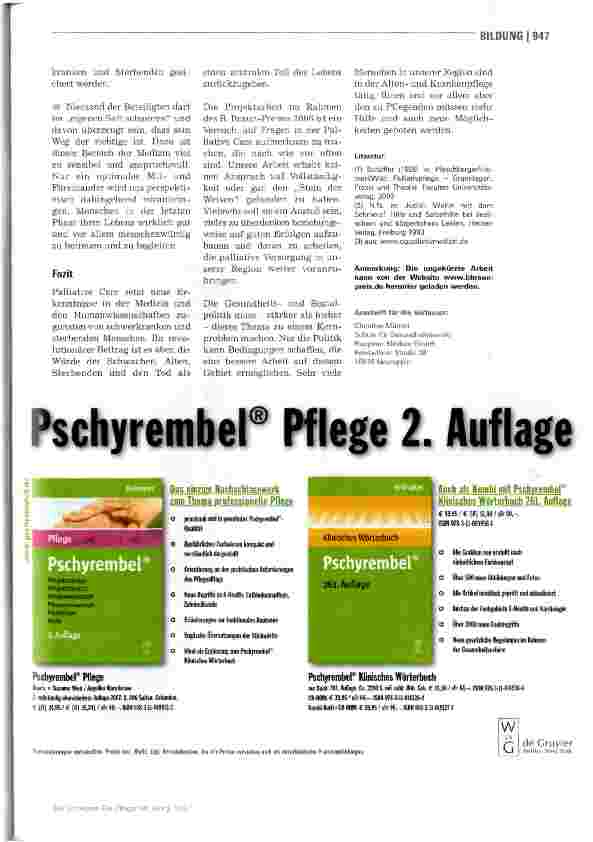 Vorschauseite 6: Palliative Care
