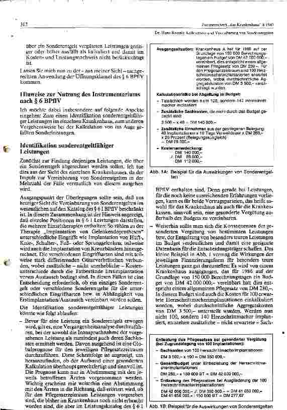 Vorschauseite 2: Kalkulation und Vereinbarung von Sonderentgelten