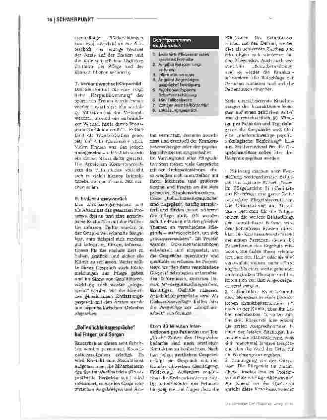 Vorschauseite 3: Patientinnen mit Brustkrebs rundum gut betreut