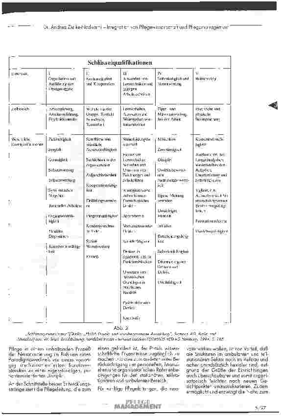 Vorschauseite 3: Integration von Pflegewissenschaft und Pflegemanagement unter pädagogischen Gesichtspunkten