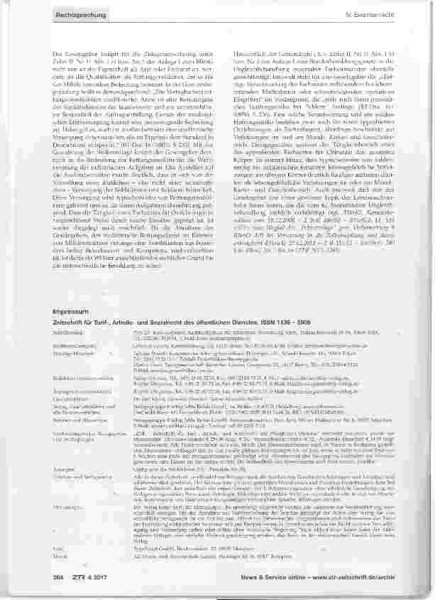Vorschauseite 2: Stellenzulage für Sanitätsoffiziere
