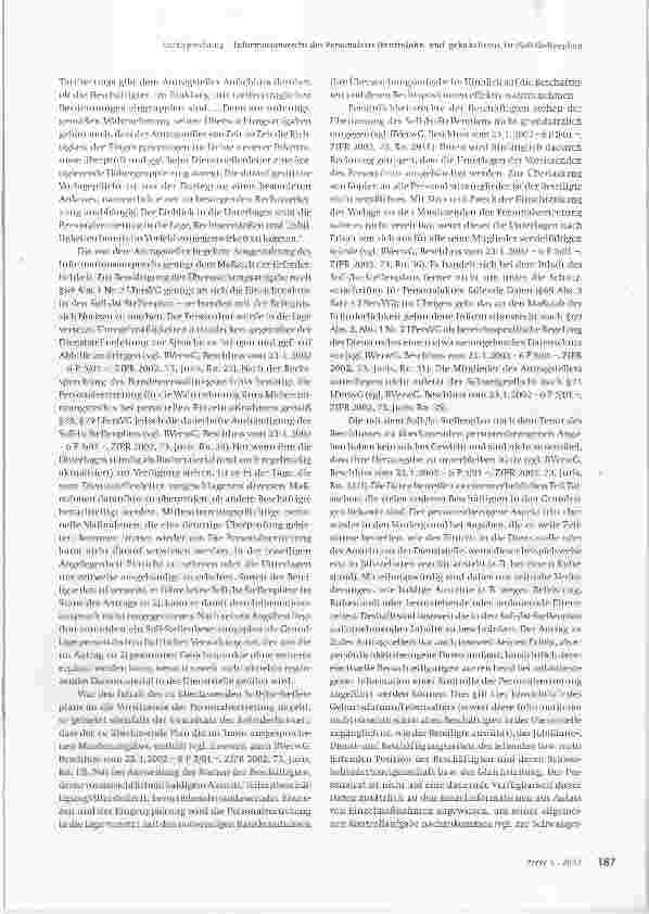 Vorschauseite 3: Informationsrecht des Personalrats (Bruttolohnund -gehaltslisten, lst-/Soll-Stellenplan)