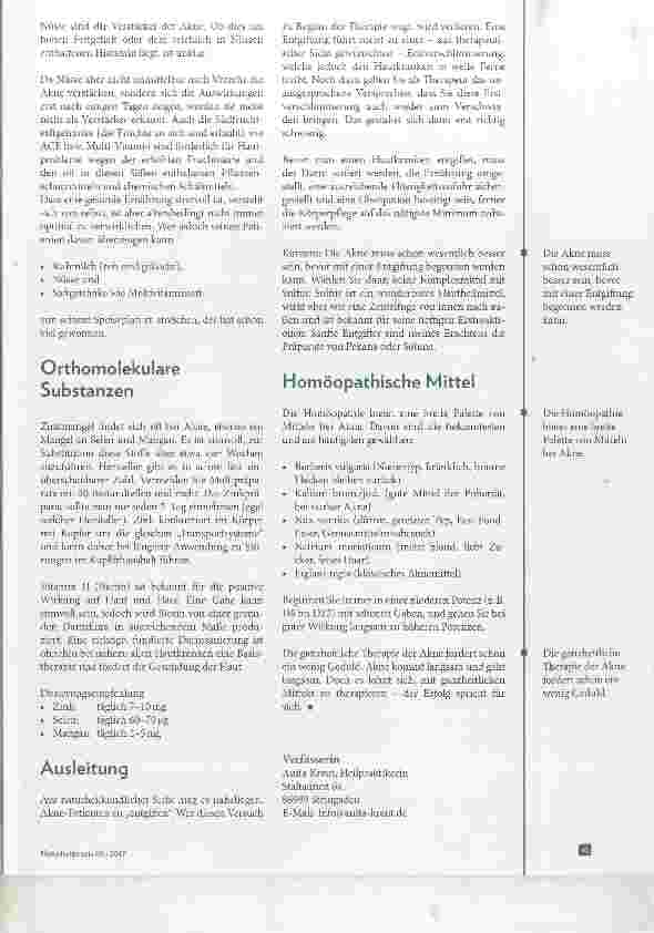 Vorschauseite 3: Acne vulgaris