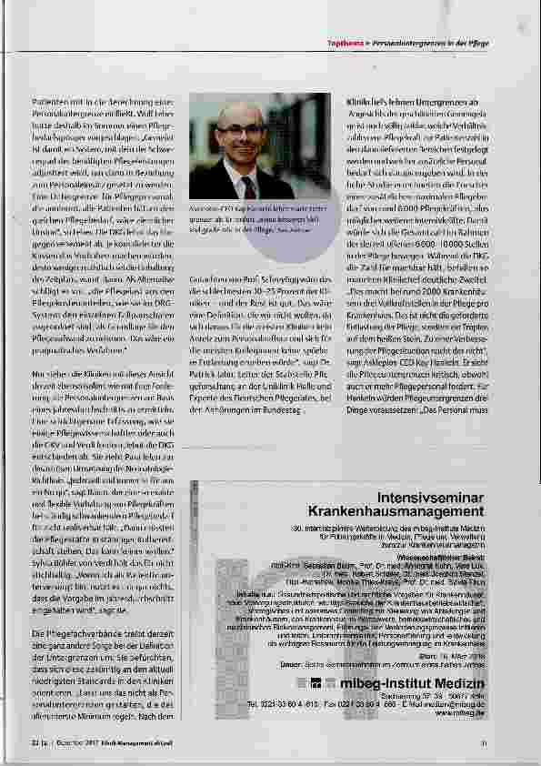 Vorschauseite 3: Das regelt einzig der Arbeitsmarkt