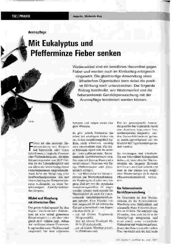 Vorschauseite 1: Mit Eukalyptus und Pfefferminze Fieber senken