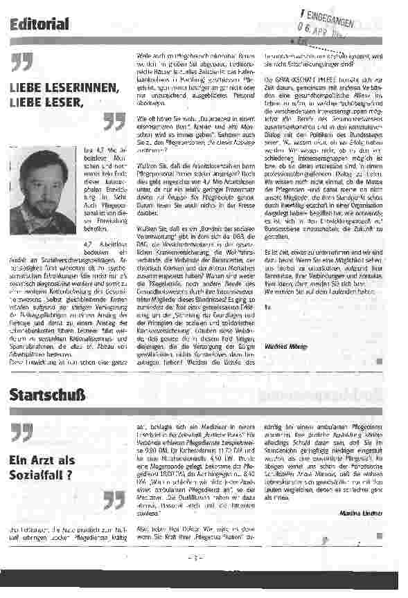 Vorschauseite 3: Pflege auf dem Prüfstand