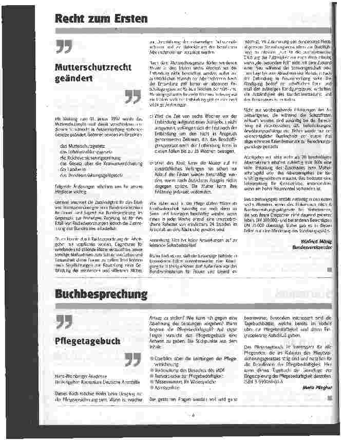 Vorschauseite 4: Pflege auf dem Prüfstand