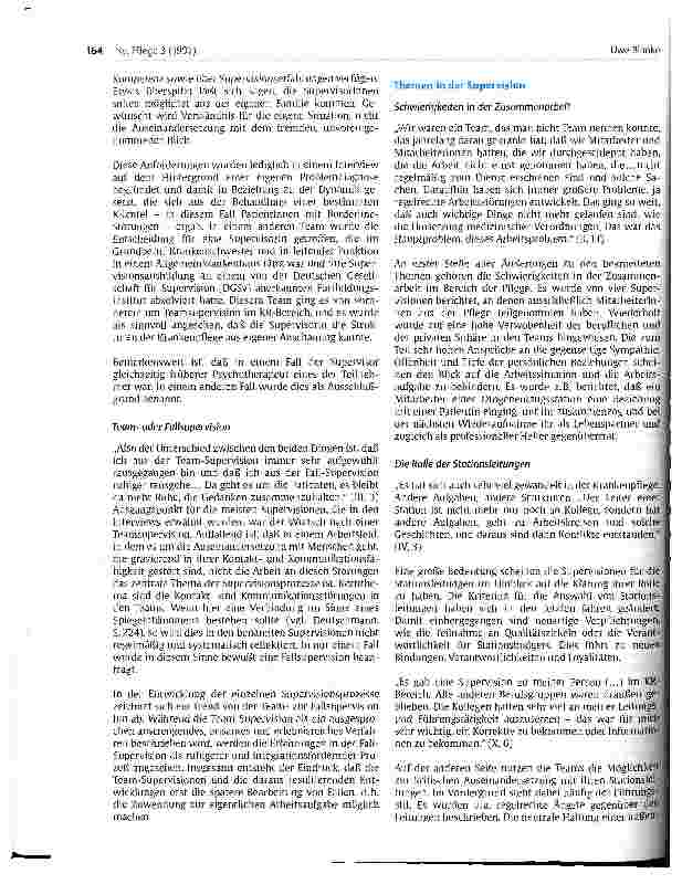 Vorschauseite 3: Supervision in psychiatrischen Teams Die Befragung von Pflegekräften
