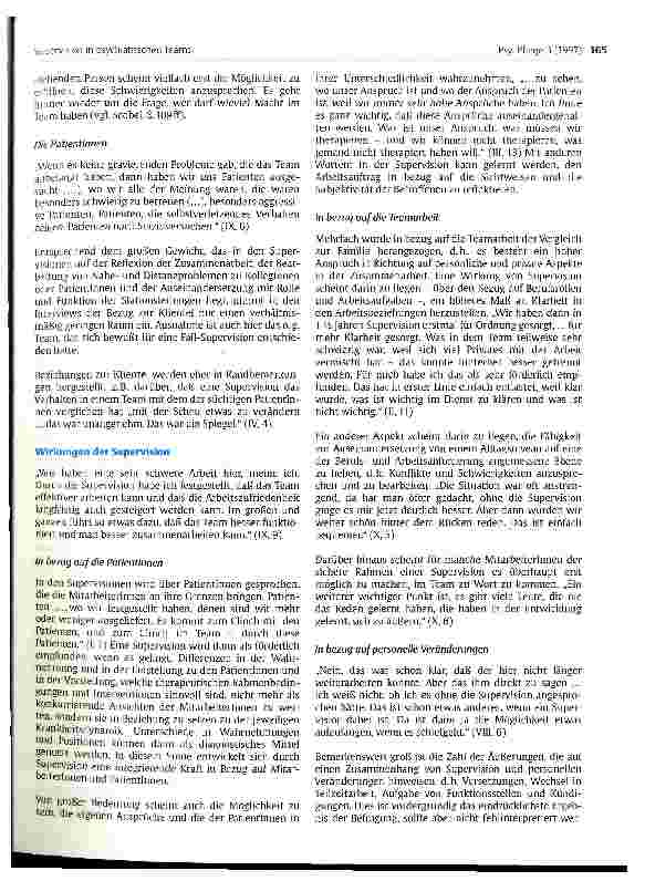 Vorschauseite 4: Supervision in psychiatrischen Teams Die Befragung von Pflegekräften