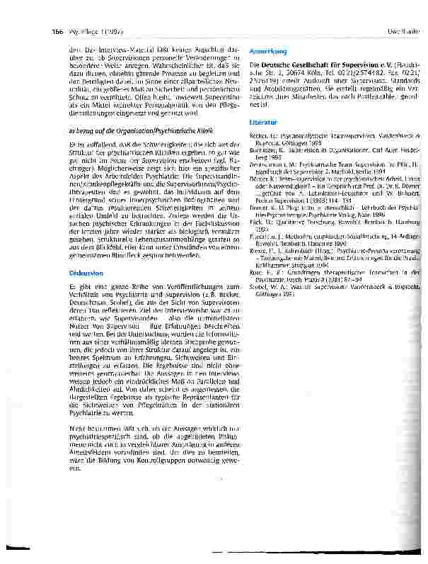 Vorschauseite 5: Supervision in psychiatrischen Teams Die Befragung von Pflegekräften