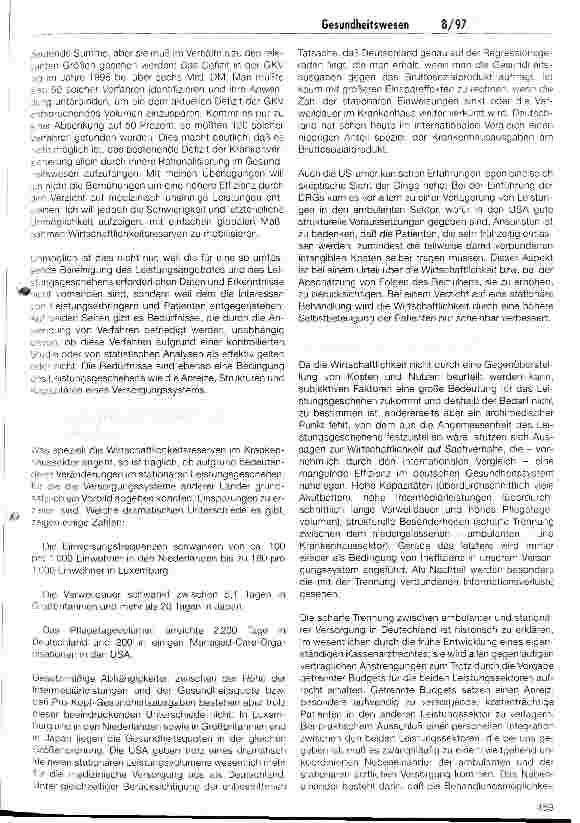 Vorschauseite 3: Strategien zum Ungang mit zunehmender Knappheit im Gesundheitswesen