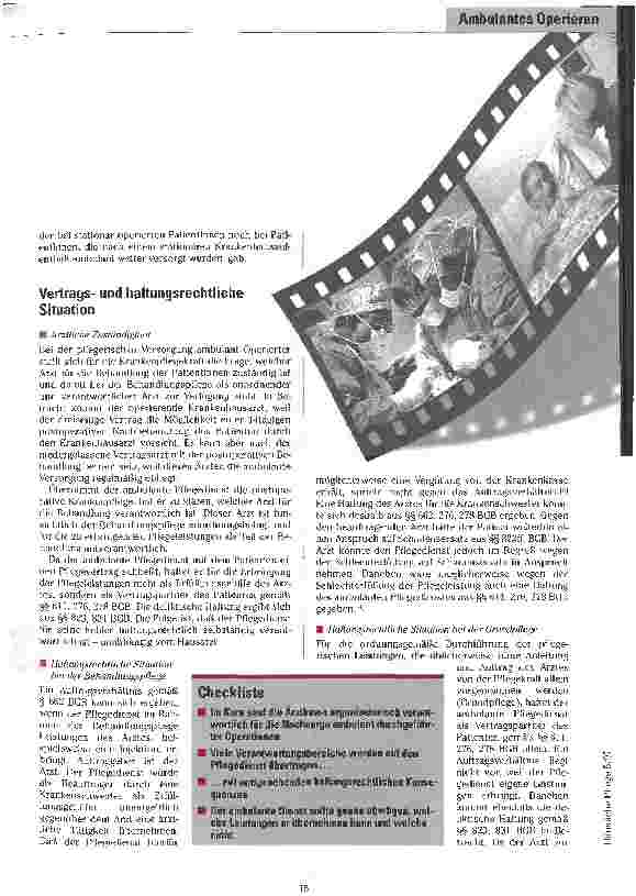 Vorschauseite 4: Vernetzte Kompetenz schaffen Ambulantes Operieren - die Herausforderung für ambulante Dienste Ohne integrierte Versorgung geht es nicht (Fritz) Die Zusammenarbeit wird enger (Stef…