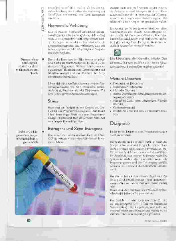 Vorschauseite 3: Progesteronmangel Symptome, Ursachen und Behandlung