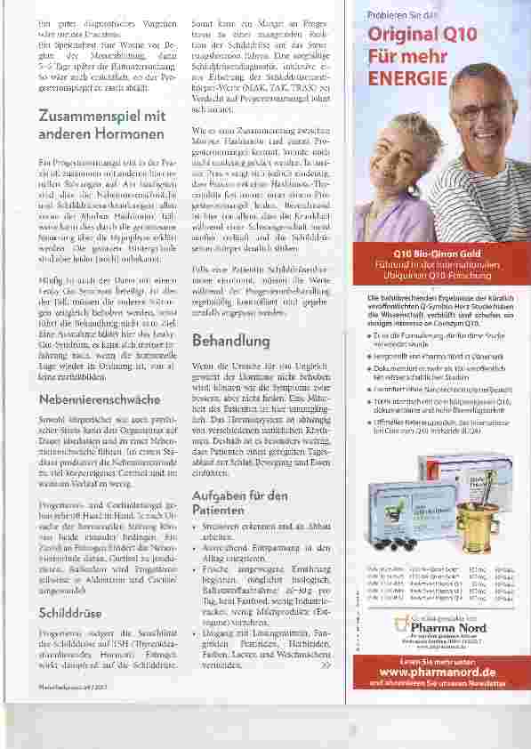 Vorschauseite 4: Progesteronmangel Symptome, Ursachen und Behandlung