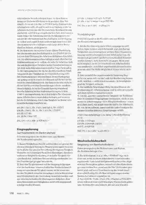 Vorschauseite 2: Arbeitsverhältnis Übergang auf die Optionskommune