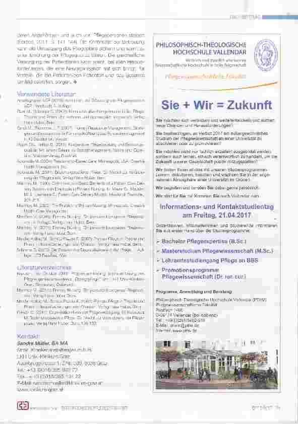 Vorschauseite 4: Die Implementierung der Bezugspflege am LKH Univ.-Klinikum Graz
