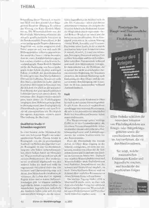 Vorschauseite 4: Grenzen und der Schnittpunkt der Sexualität in der Sozialen Arbeit