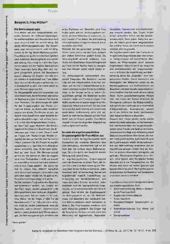 Vorschauseite 3: Sind Ergotherapeuten durch Betreuungskräfte ersetzbar?