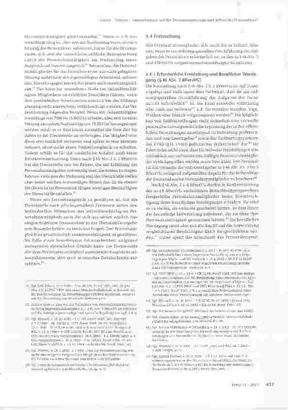 Vorschauseite 5: Teilzeit - Auswirkungen auf die Zusammensetzung und Arbeit des Personalrats?