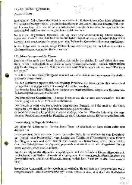 Vorschauseite 1: Der Querschnittgelähmte
