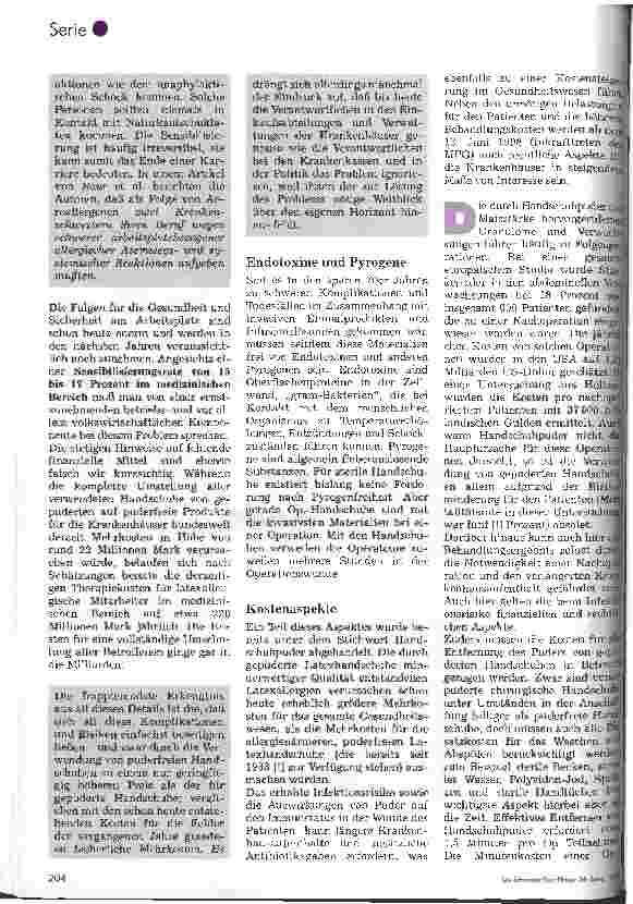 Vorschauseite 5: Schutzhandschuhe aus Latex 3. Folge: Gefahren durch medizinische Schutzhandschuhe und Kosten für das Gesundheitswesen
