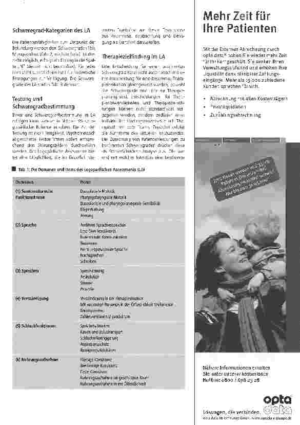 Vorschauseite 2: Das Logopädische Assessment: Struktur, ICF-Orientierung und Bedeutung im Qualitätsmanagement