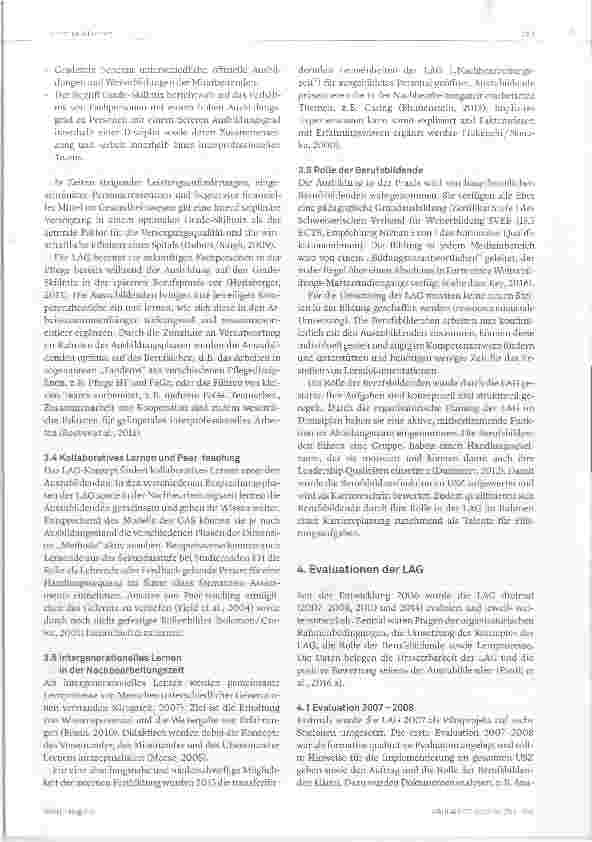 Vorschauseite 5: Die Lernund Arbeitsgemeinschaft als Ausbildungsstation