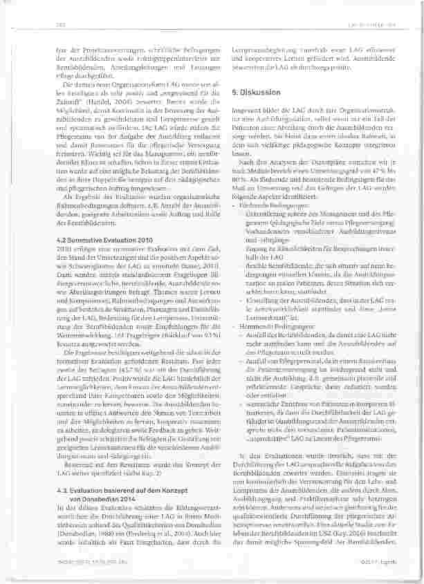 Vorschauseite 6: Die Lernund Arbeitsgemeinschaft als Ausbildungsstation