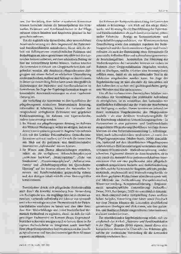 Vorschauseite 4: Patientenedukation in der Pflege Themensammlung & Unterrichtsvorschläge (Teil 4)